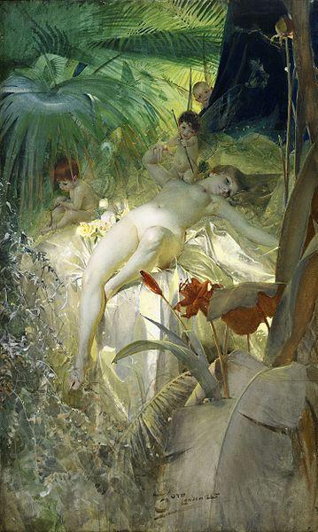 Anders Zorn The Love Nymph France oil painting art